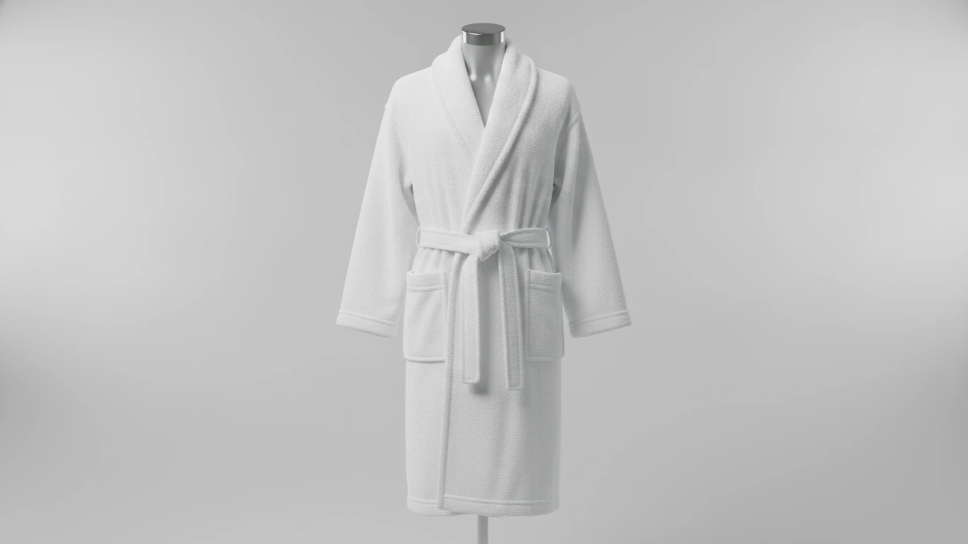 Luxury Cotton Terry Bathrobe