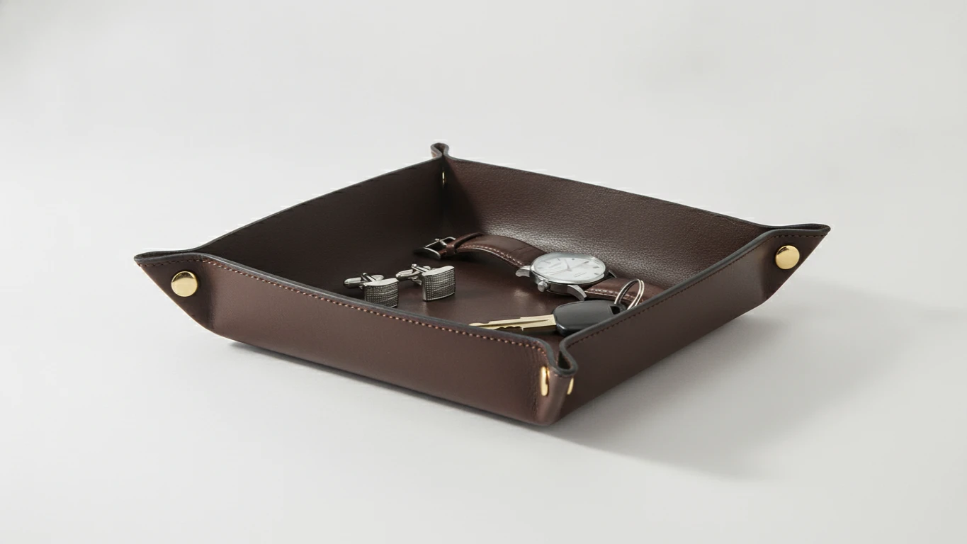 Luxury Leather Valet Tray