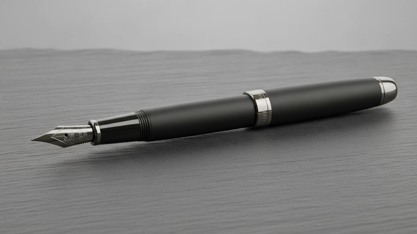 Luxury Matte Black Fountain Pen