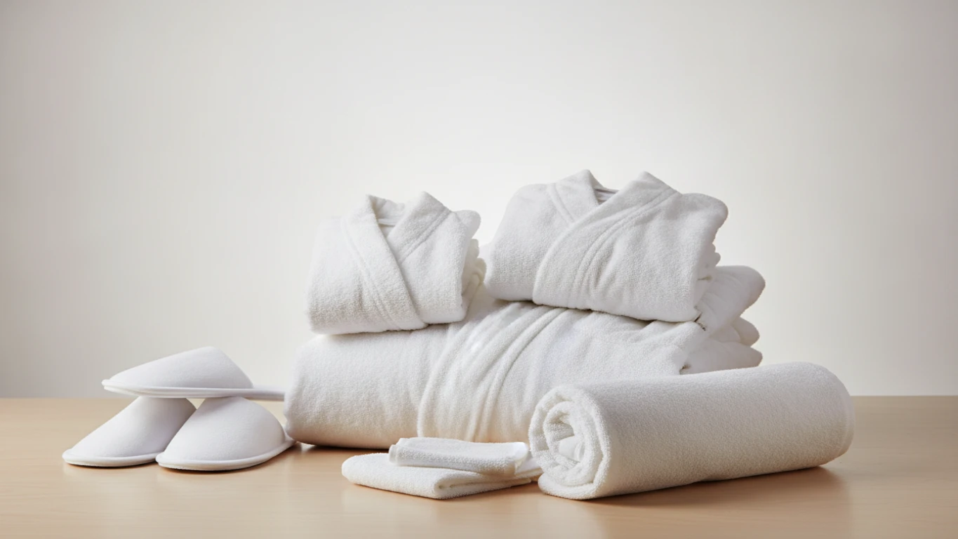 Luxury Plush Cotton Hotel-Style Robe Set