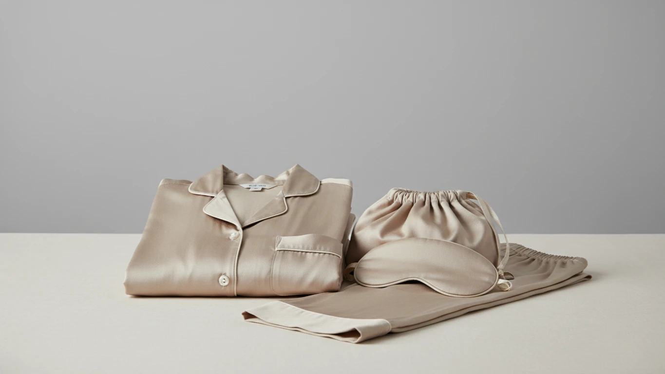Luxury Silk and Cotton Sleepwear Set
