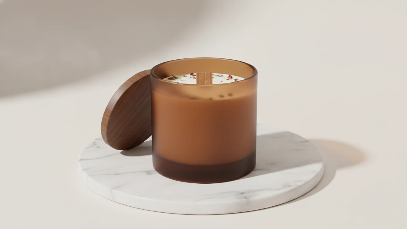 Luxury Wood-Wick Scented Soy Candle