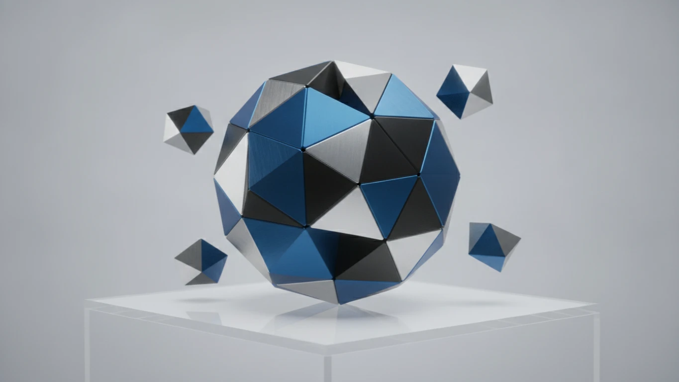 Magnetic 3D Geometric Puzzle