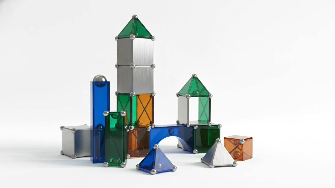 Magnetic Architectural Building Set