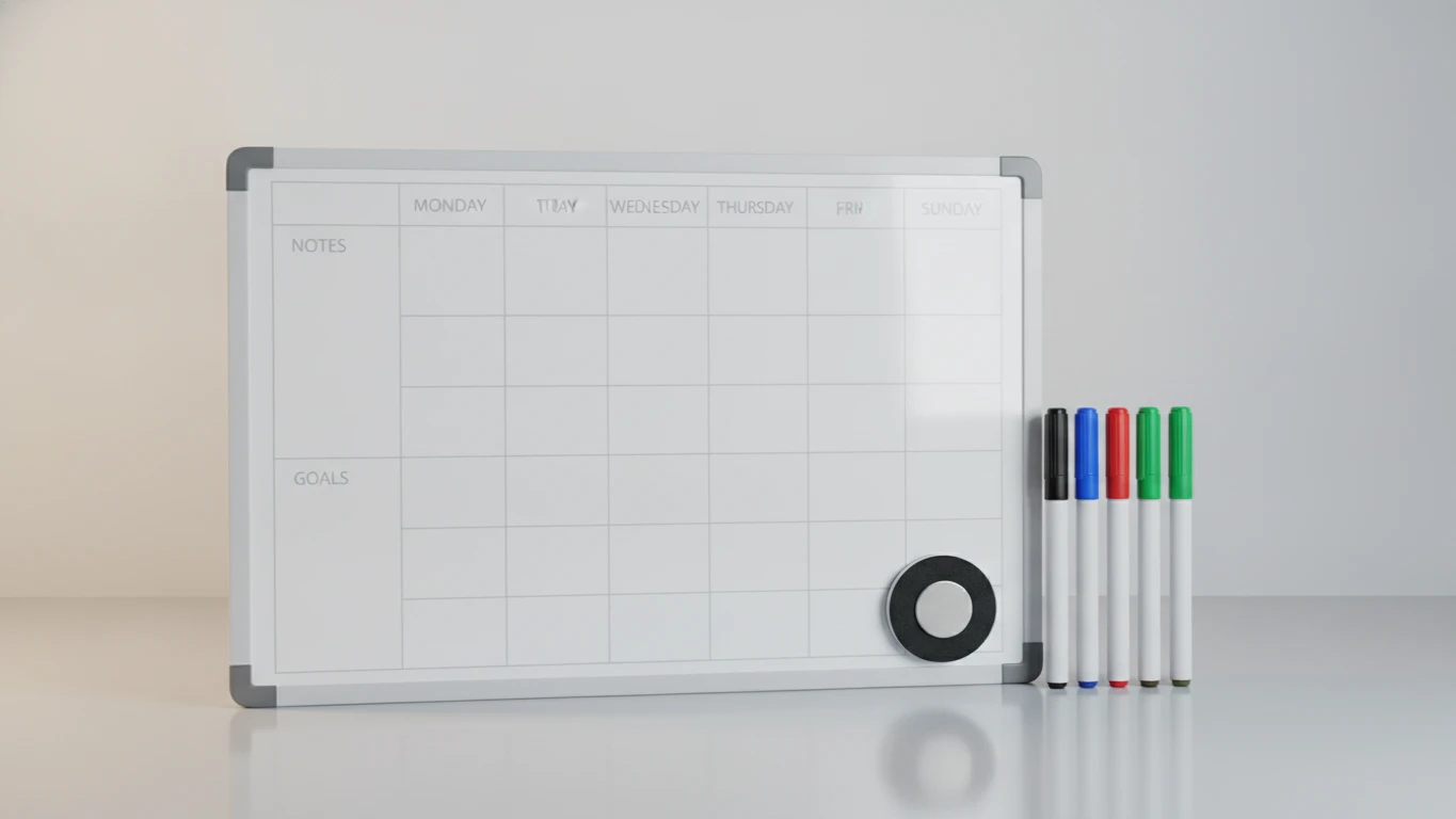 Magnetic Dry Erase Weekly Planner