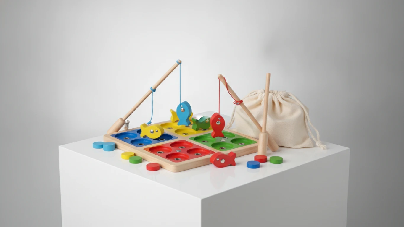 Magnetic Fishing and Sorting Game