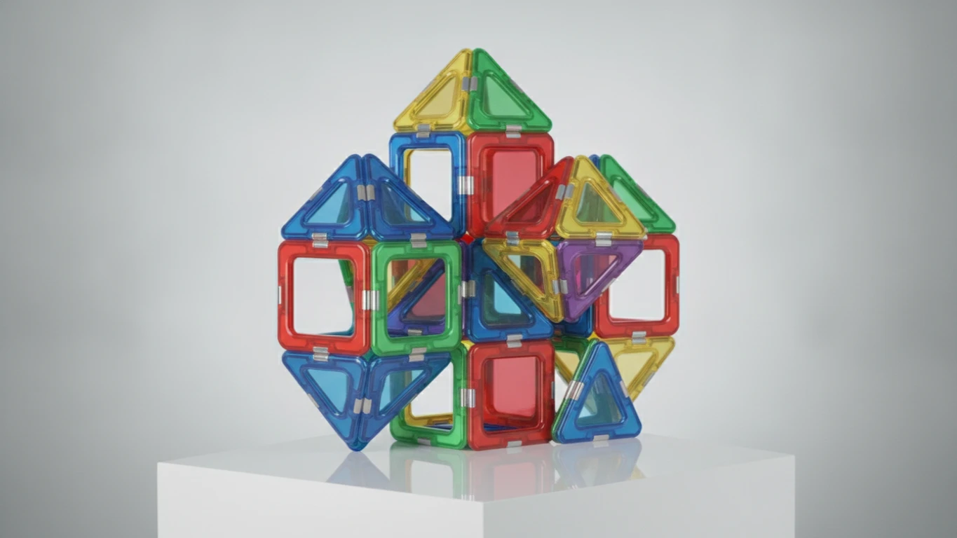 Magnetic Geometric Building Tiles