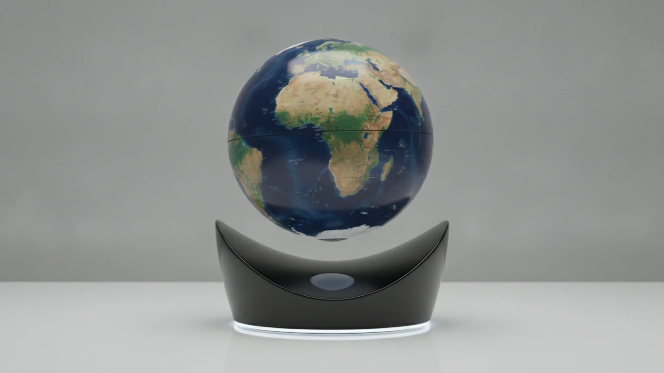 Magnetic Levitation Globe Decor
