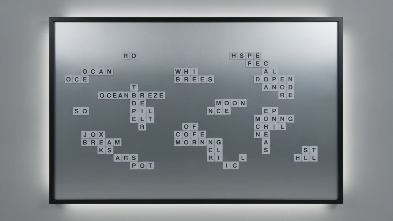 Magnetic Poetry Wall Set