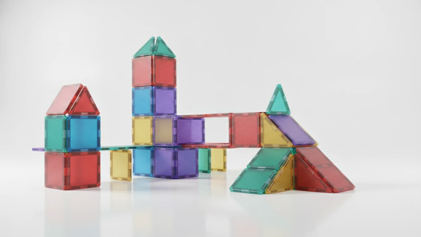 Magnetic Translucent Building Tiles