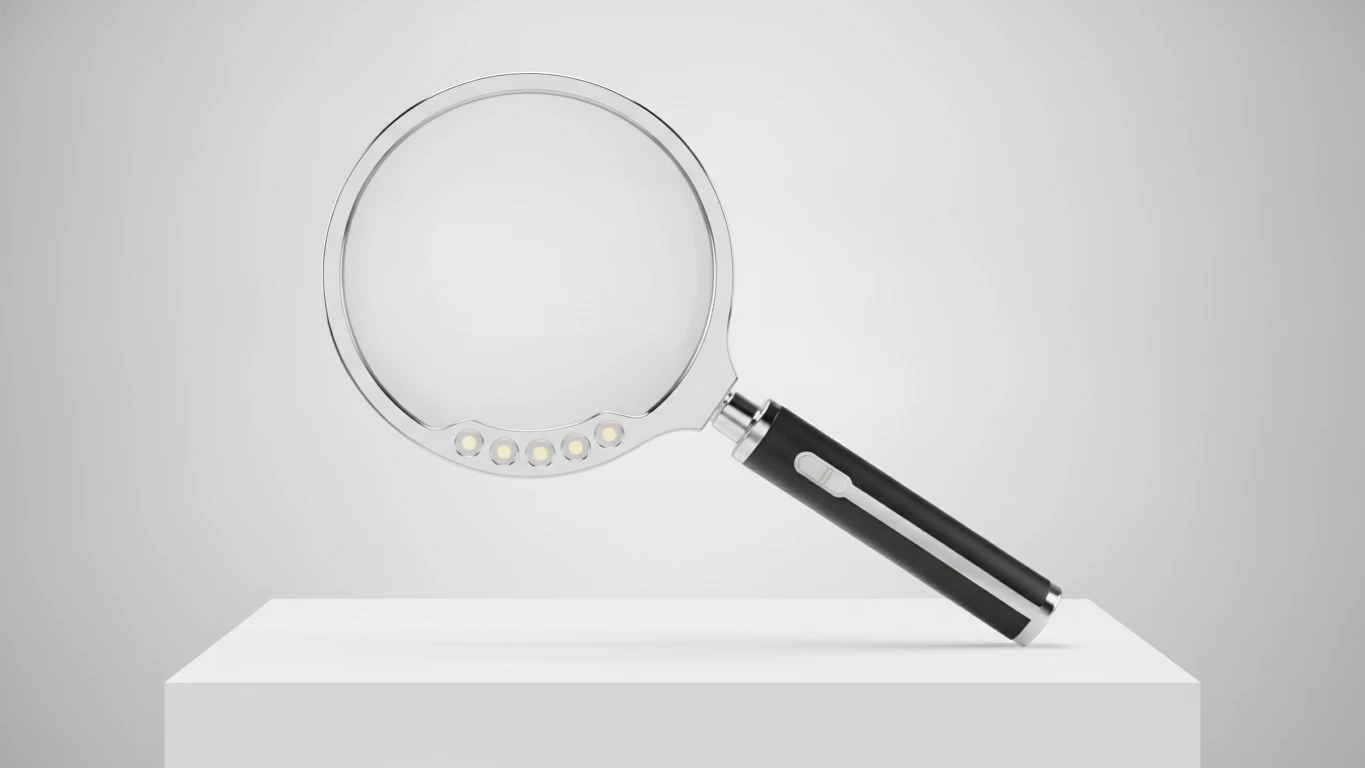 Magnifying Glass with LED Light