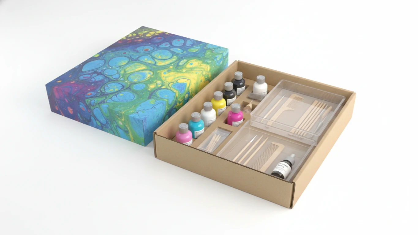 Marbling Paint Art Activity Kit
