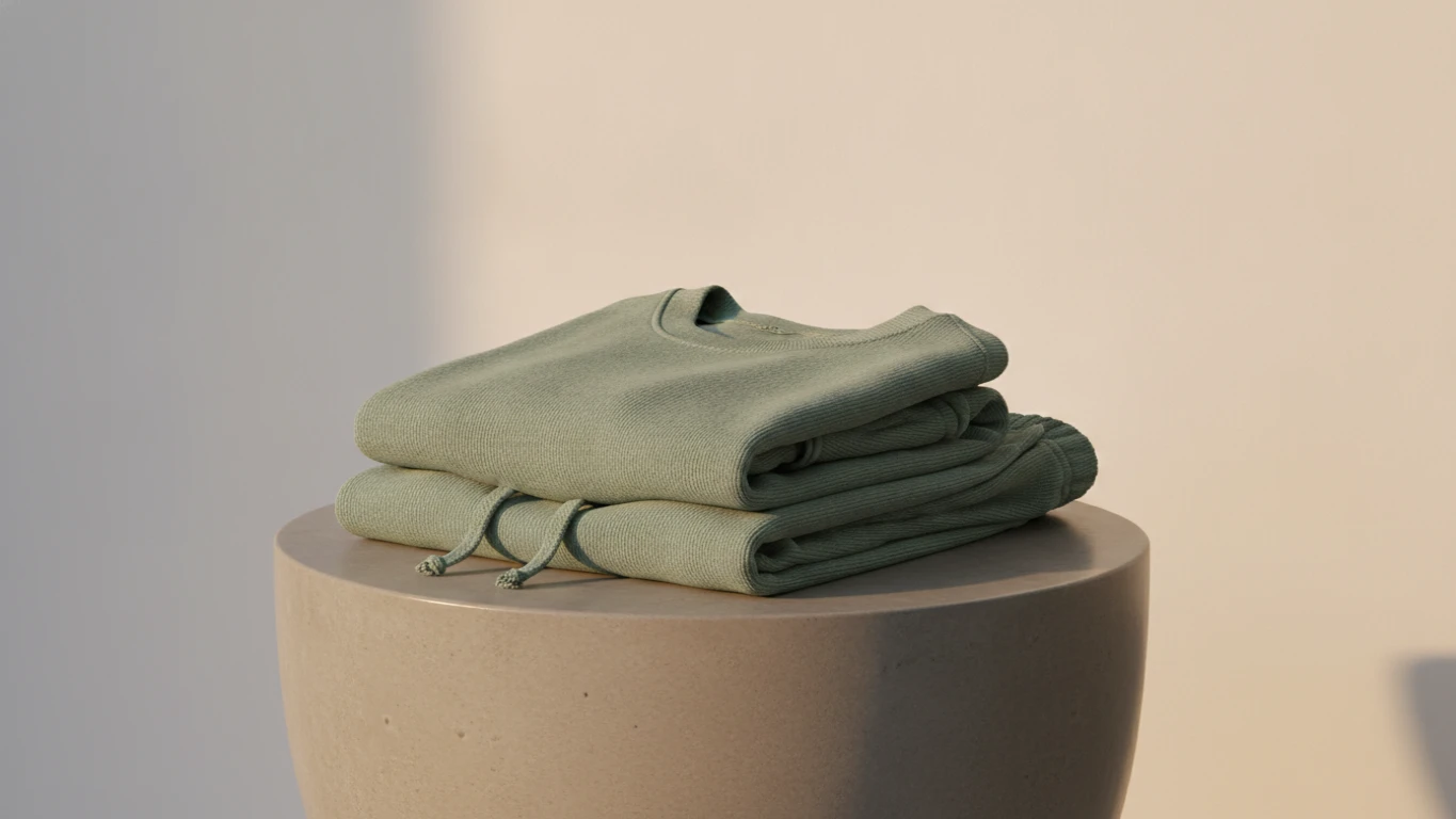 Matching Organic Cotton Loungewear Set