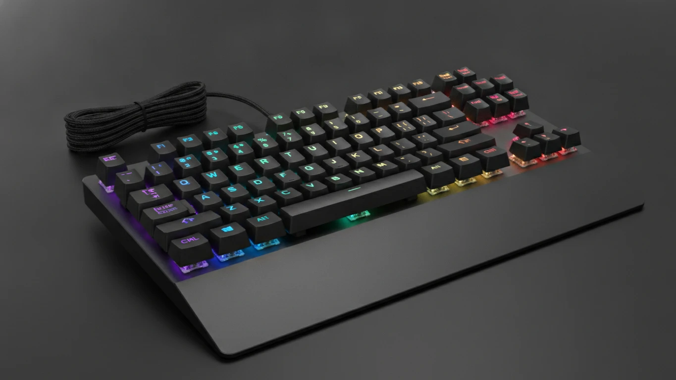 Mechanical Gaming Keyboard with RGB Lighting