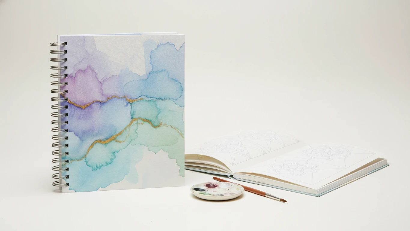 Meditative Watercolor Art Workbook
