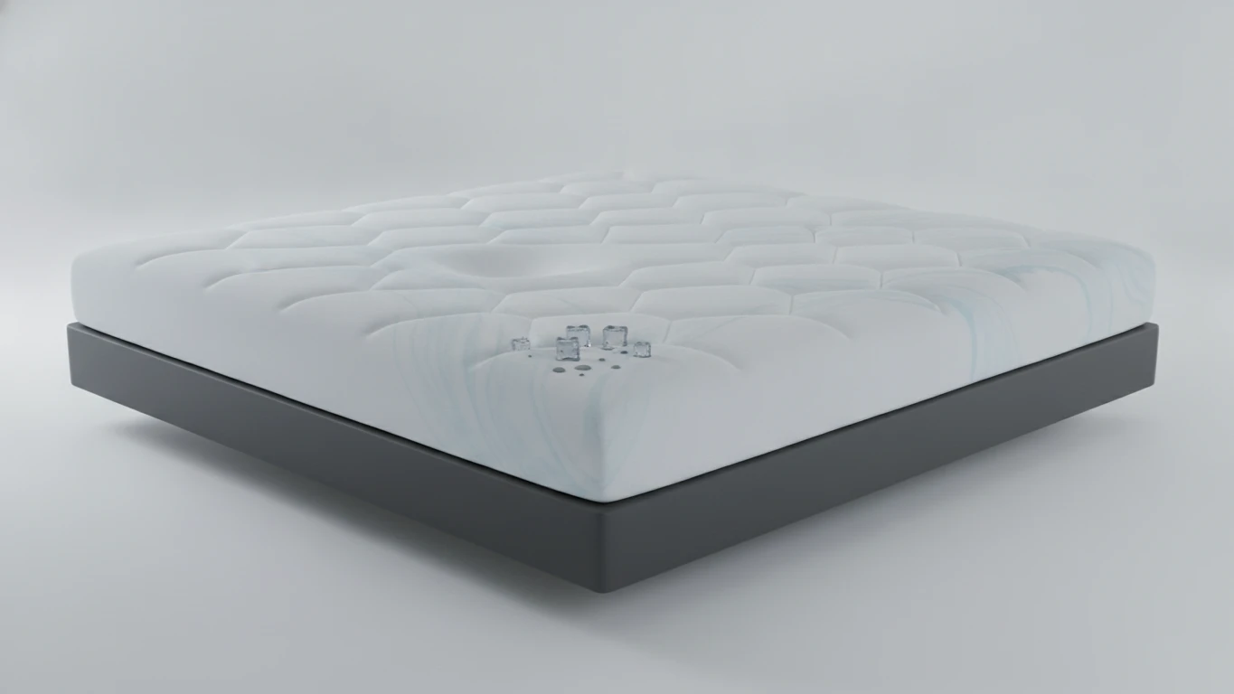 Memory Foam Cooling Mattress Topper