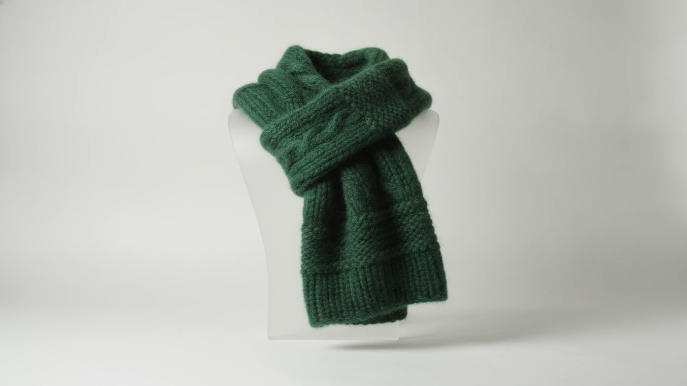 Merino Wool Winter Scarf