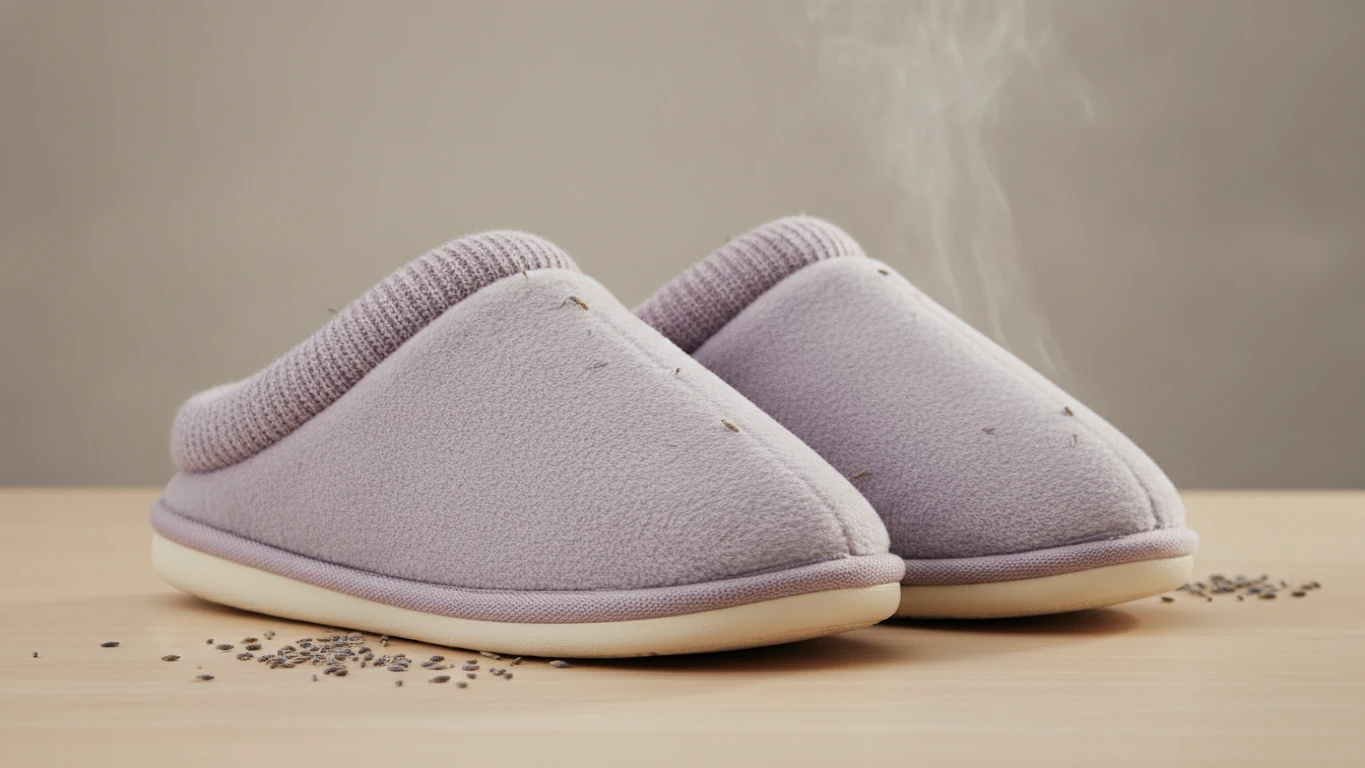 Microwavable Lavender-Scented Slippers