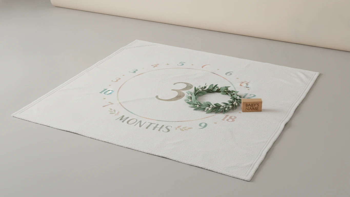 Milestone Month-by-Month Photo Blanket