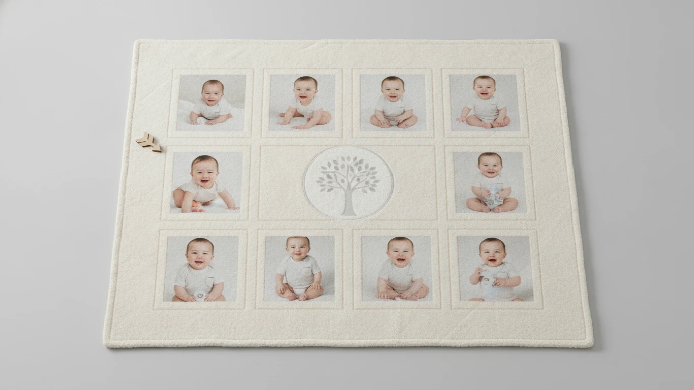 Milestone Photo Memory Blanket