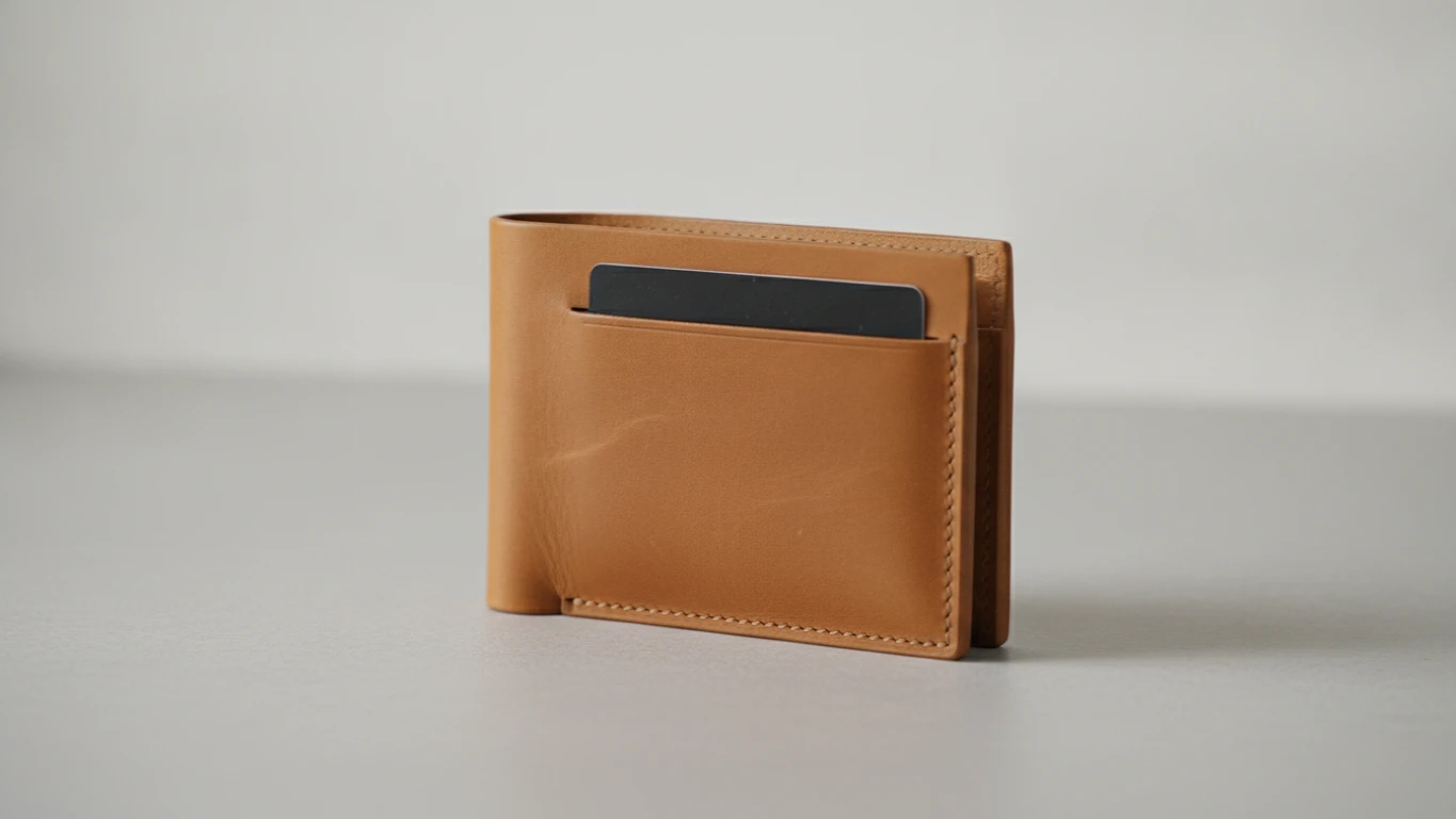 Minimalist Bifold Leather Wallet