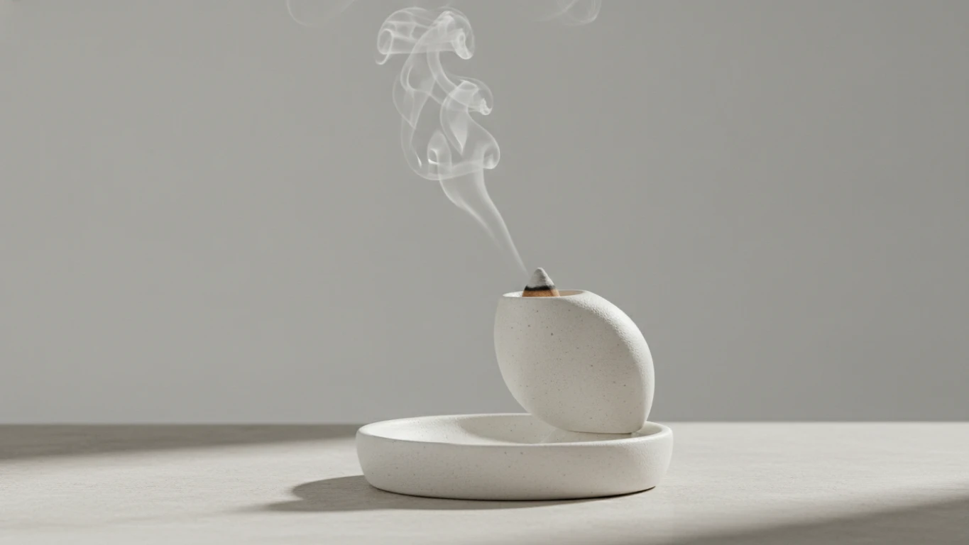 Minimalist Ceramic Incense Burner