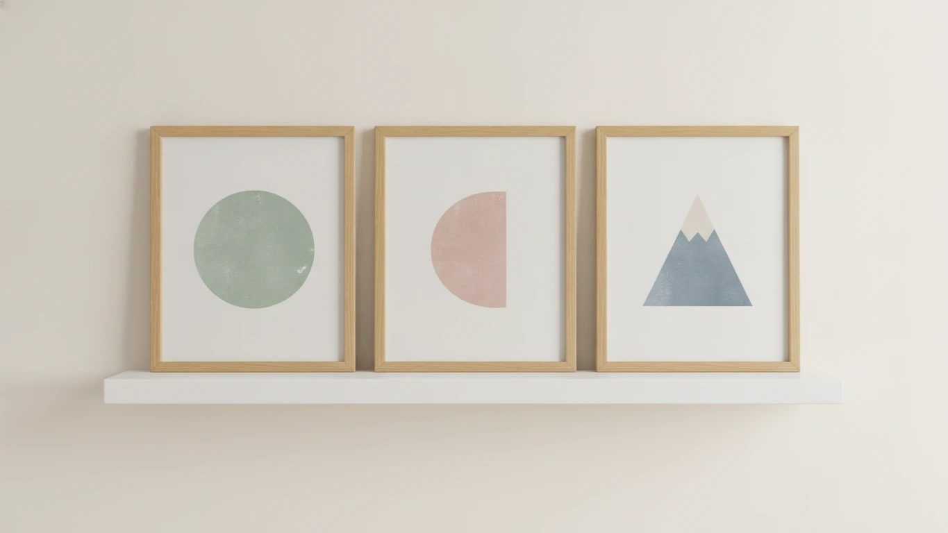 Minimalist Custom Nursery Art Set