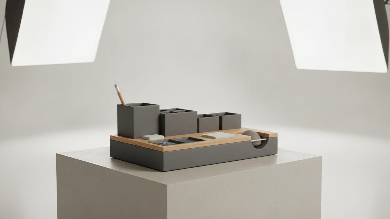 Minimalist Desk Stationery Organizer