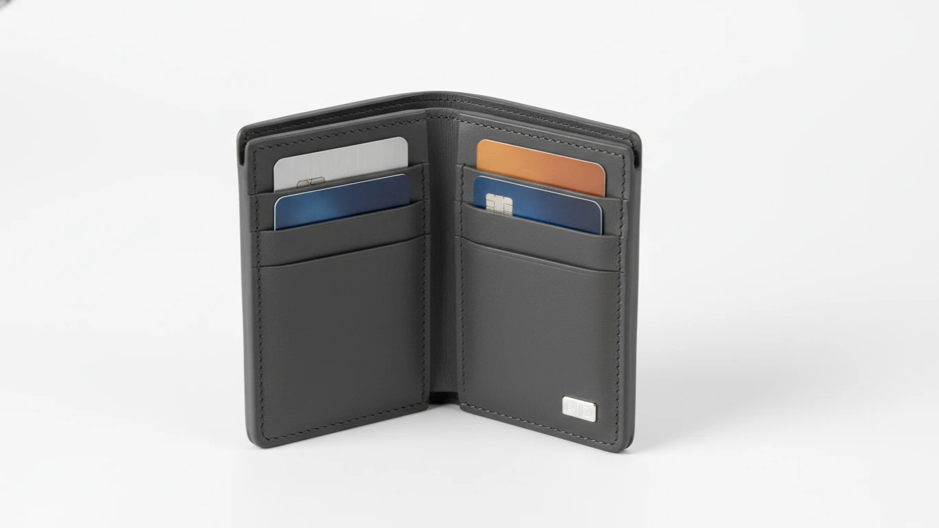 Minimalist RFID Blocking Leather Wallet