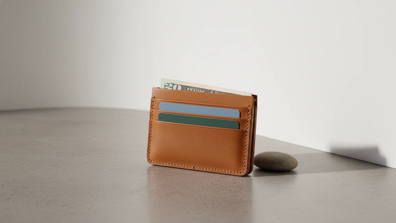 Minimalist Slim Leather Wallet