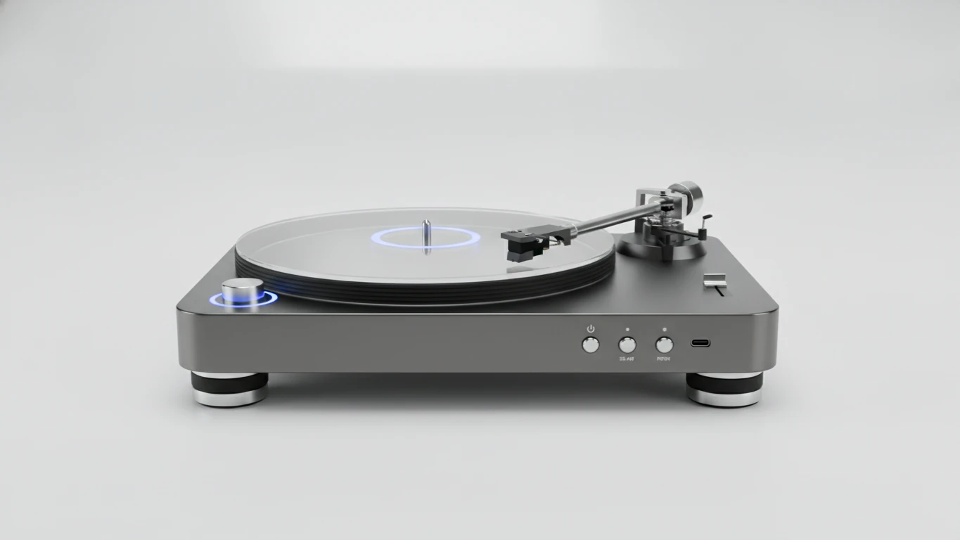 Modern Belt-Drive Bluetooth Turntable