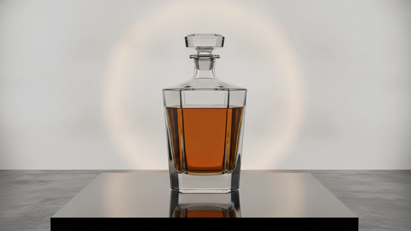 Modern Crystal Decanter