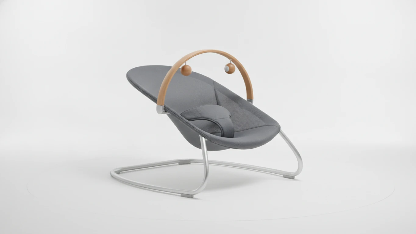 Modern Ergonomic Infant Bouncer