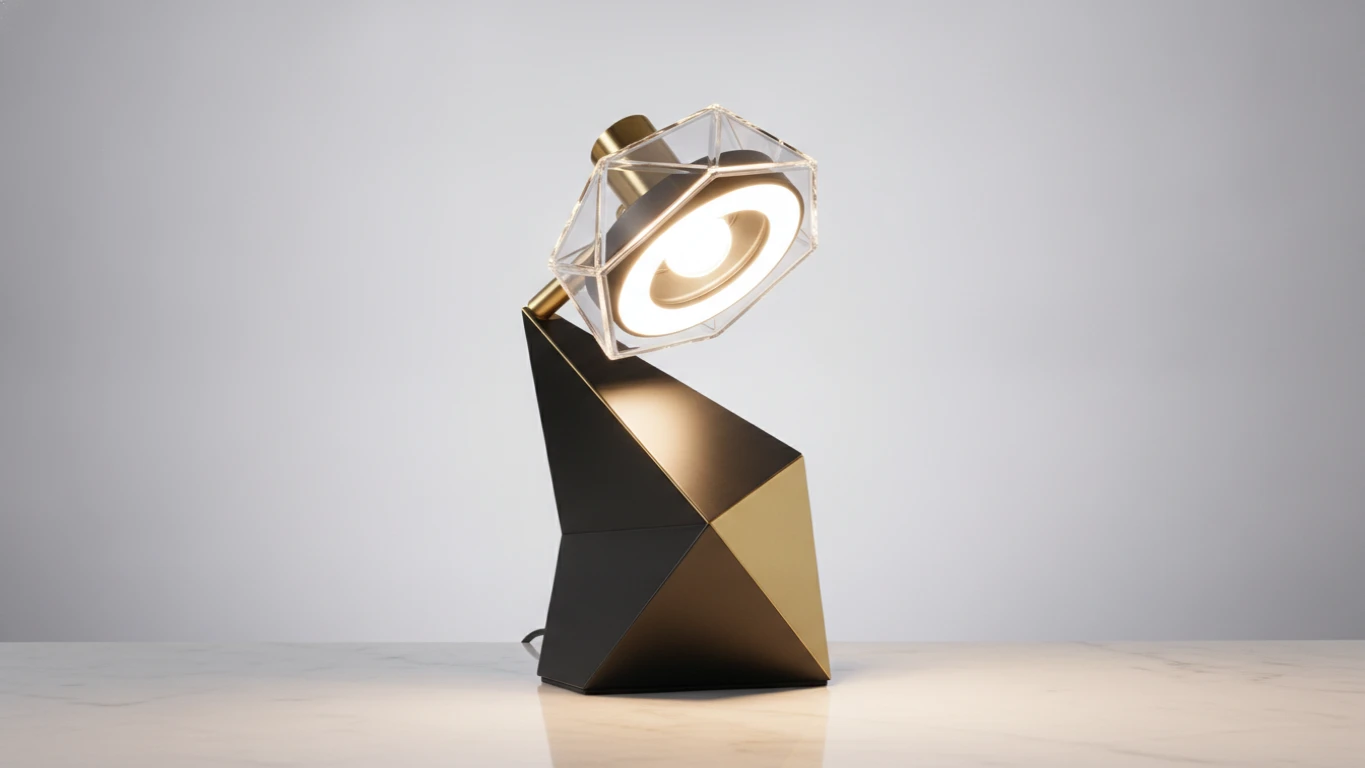 Modern Geometric Desk Lamp