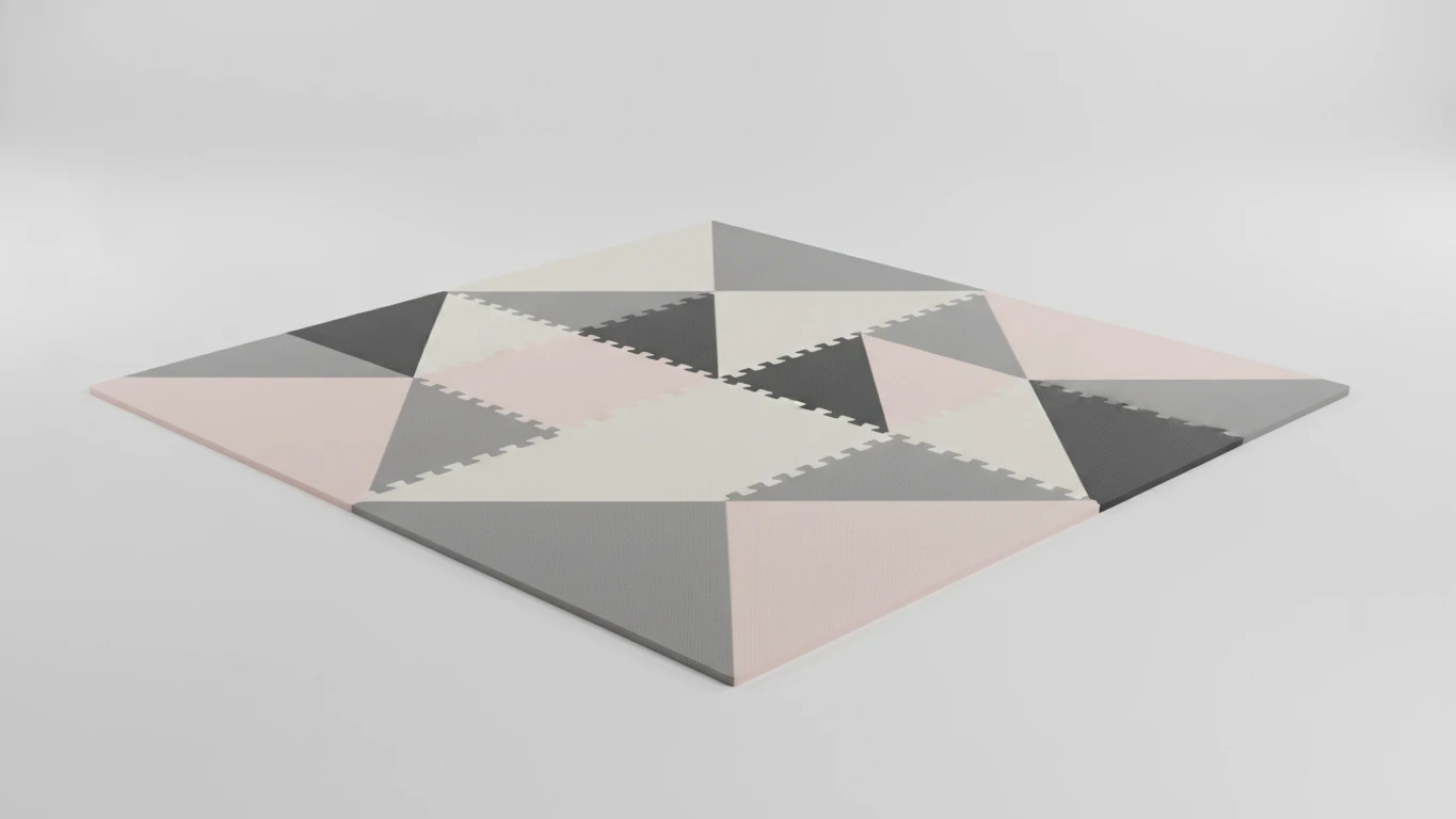 Modern Geometric Play Mat