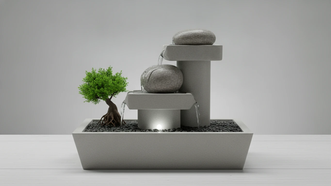 Modern Zen Desktop Water Fountain