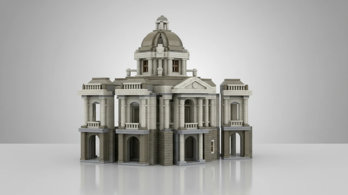 Modular Building Brick Architectural Set