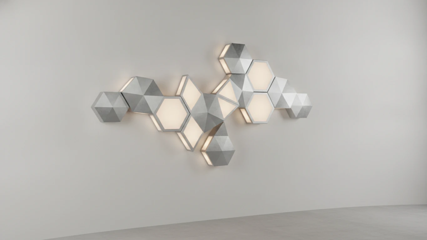 Modular Geometric Wall Lights