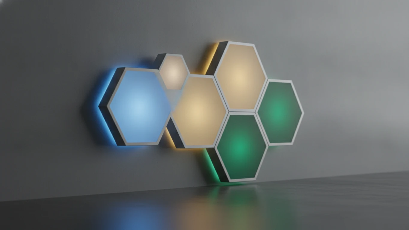 Modular Hexagonal LED Wall Lighting