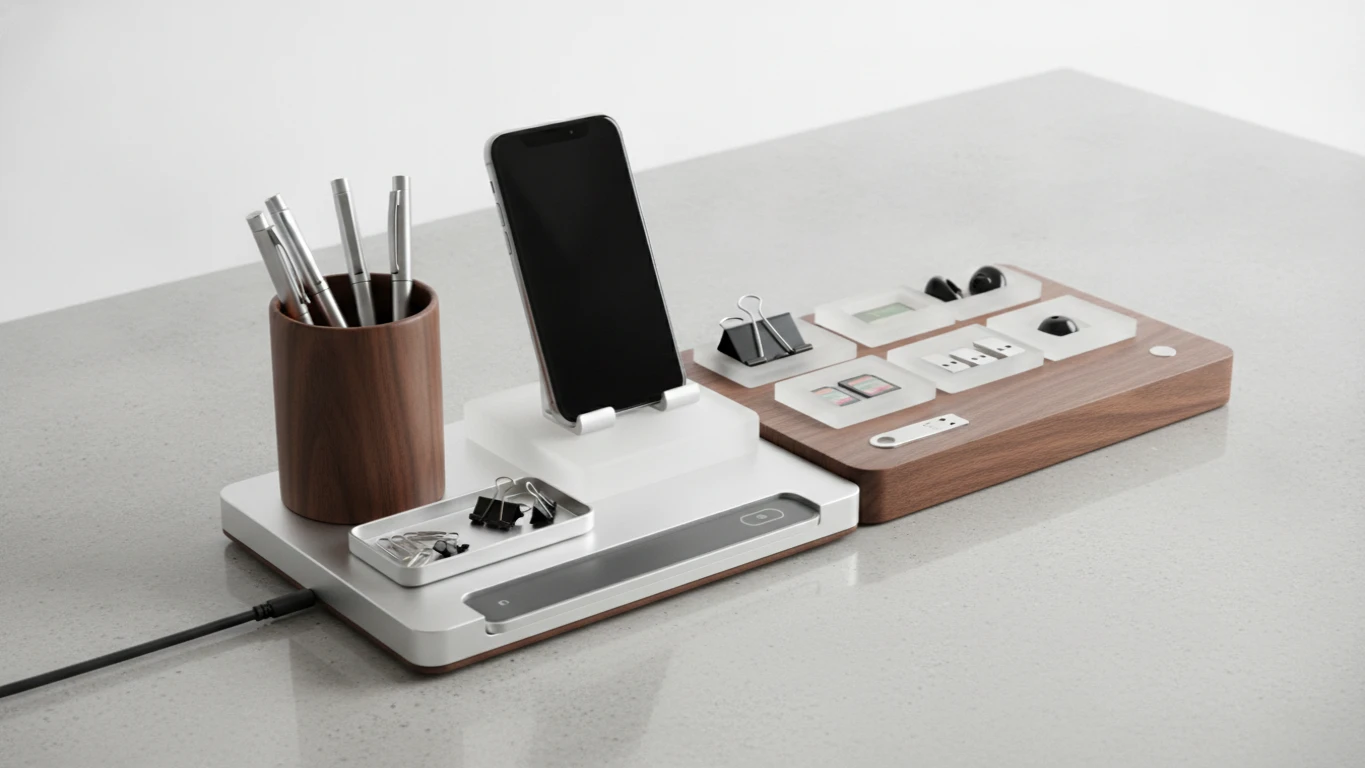 Modular Magnetic Desktop Organizer