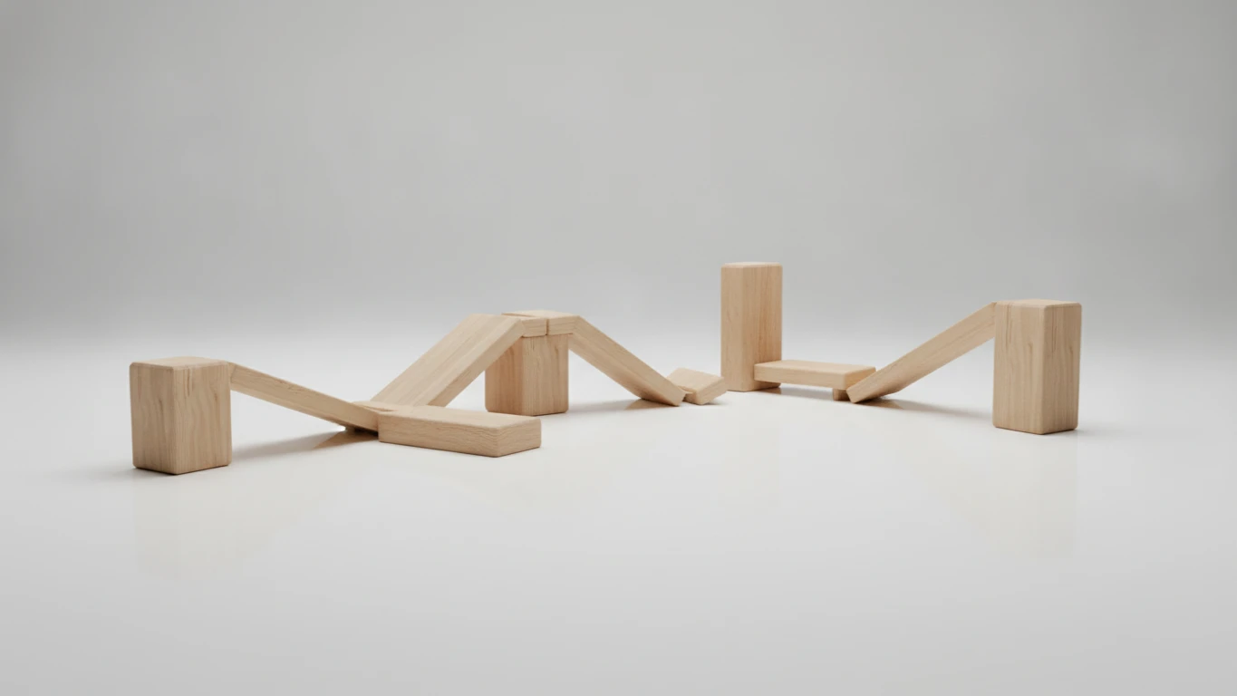 Modular Wooden Balance Beam