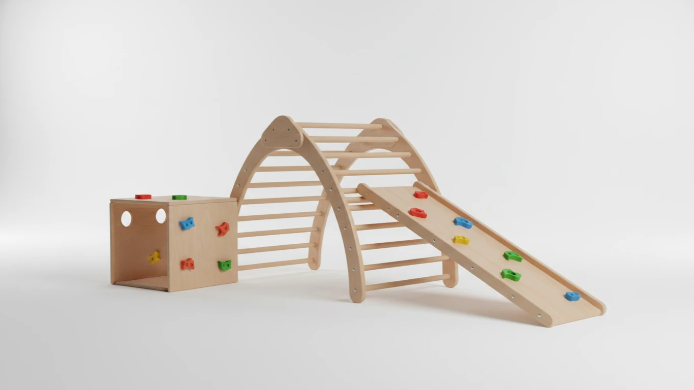 Montessori Indoor Climbing Jungle Gym