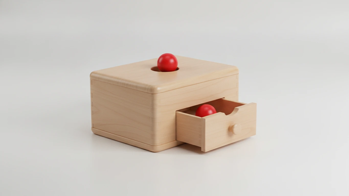 Montessori Object Permanence Box