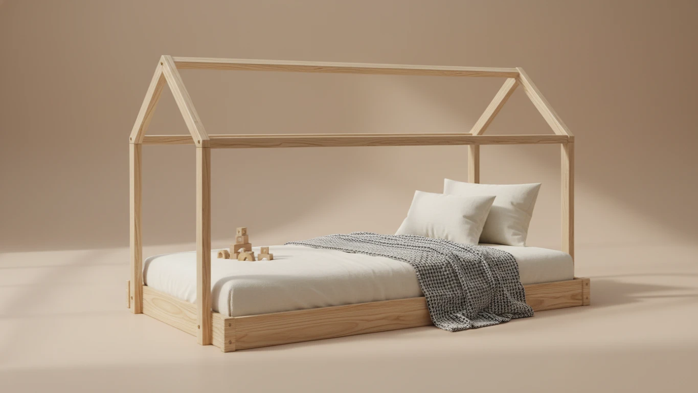 Montessori Wooden Floor Bed Frame