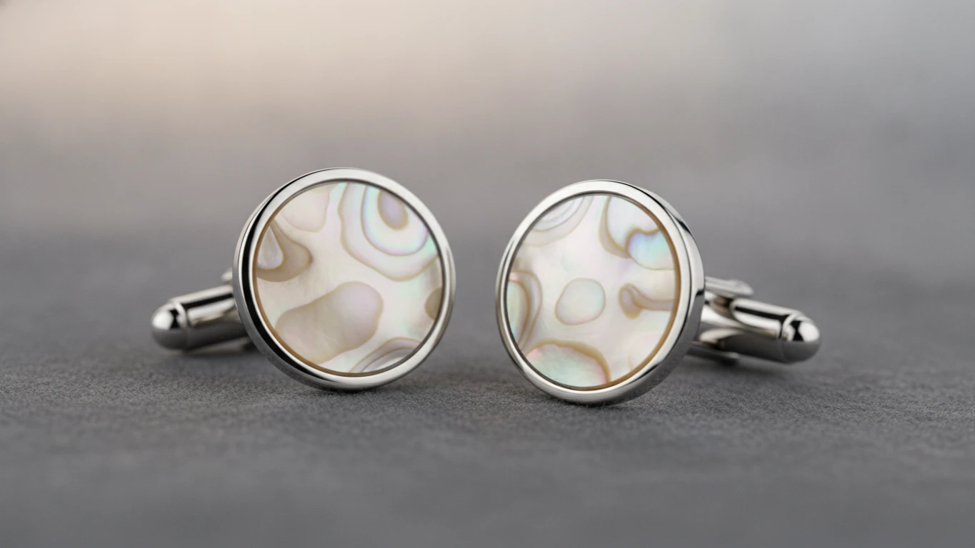 Mother of Pearl Inlay Cufflinks