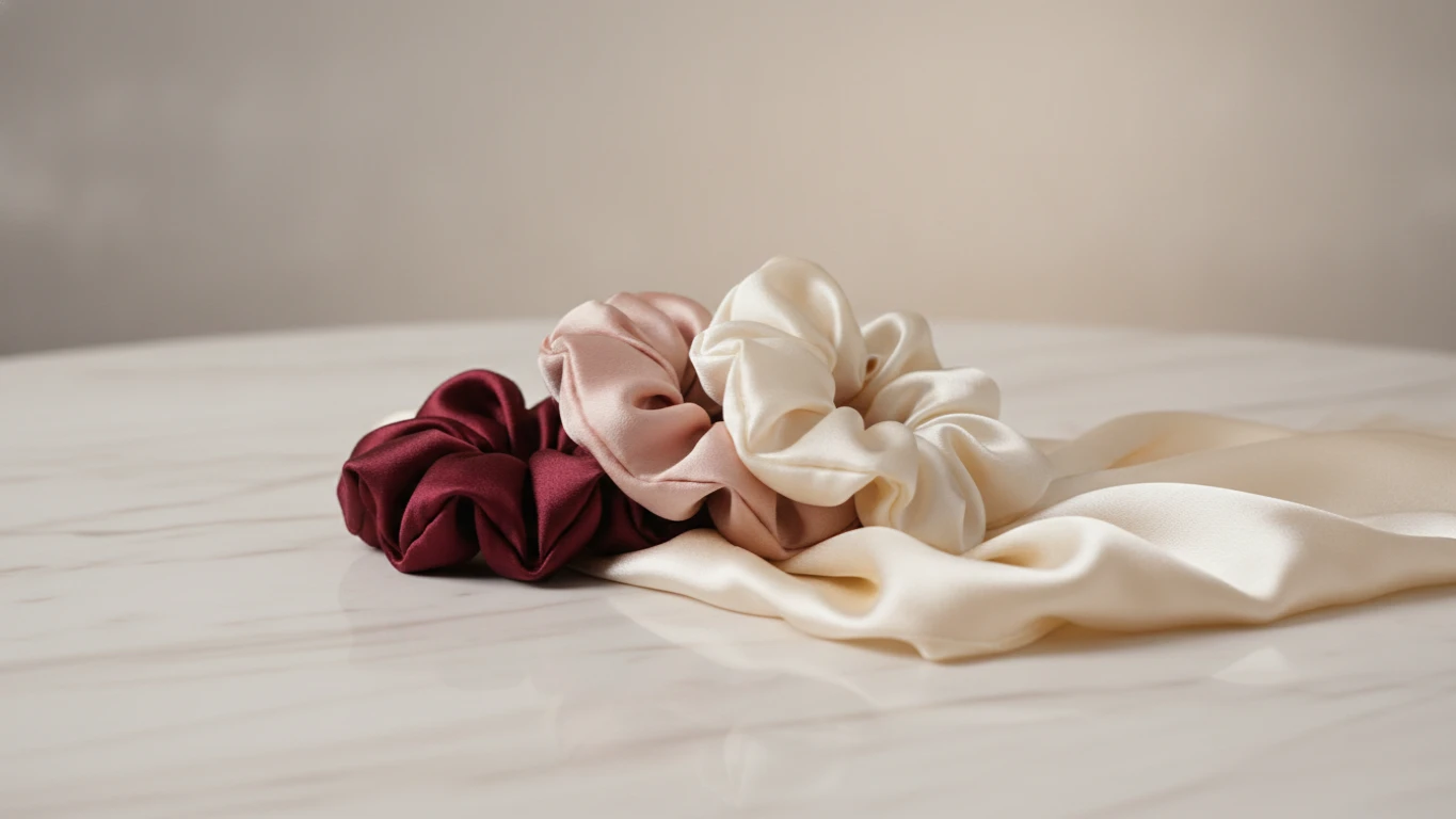 Mulberry Silk Hair Scrunchie Set