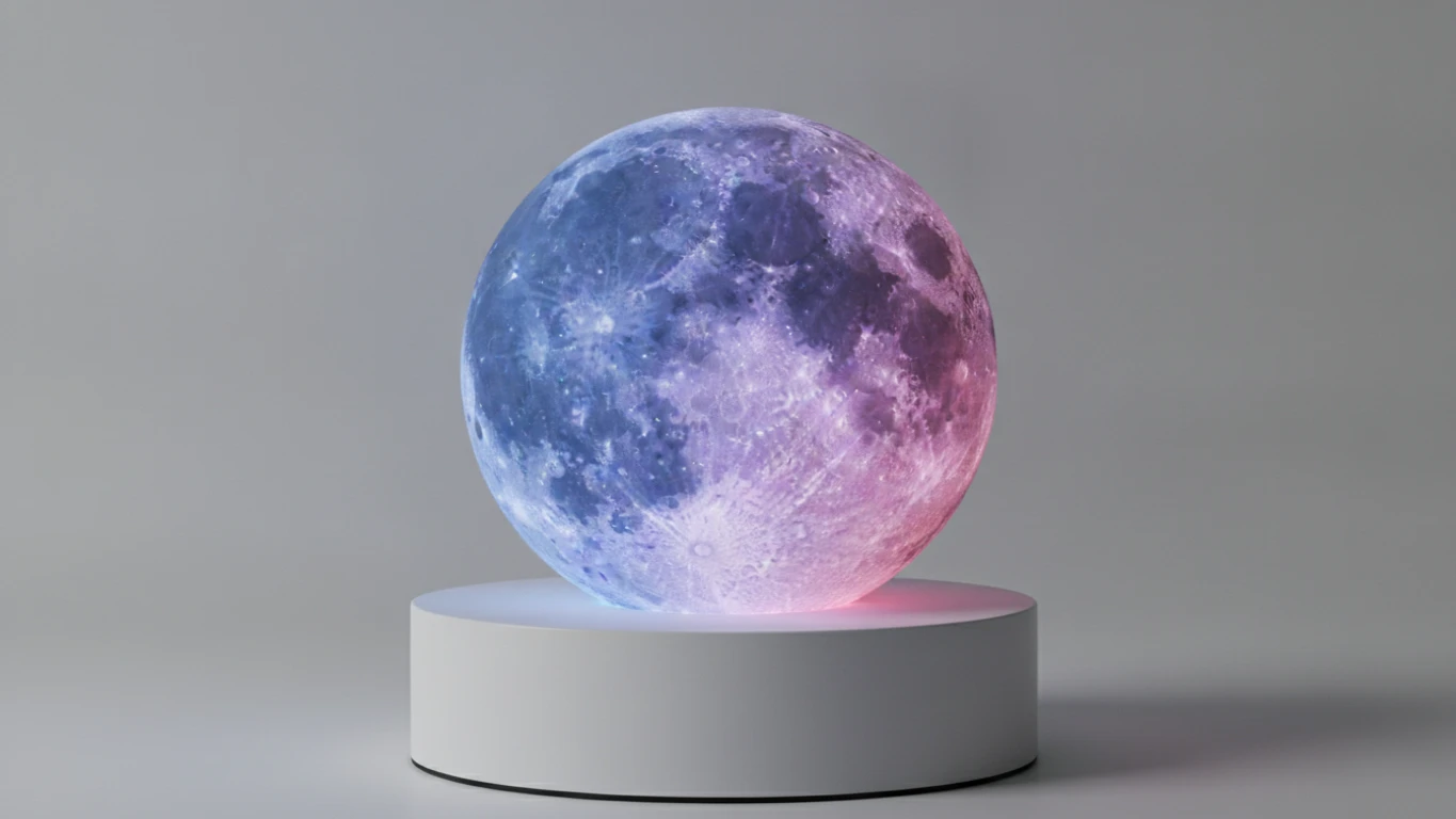 Multi-Color Changing Moon Lamp