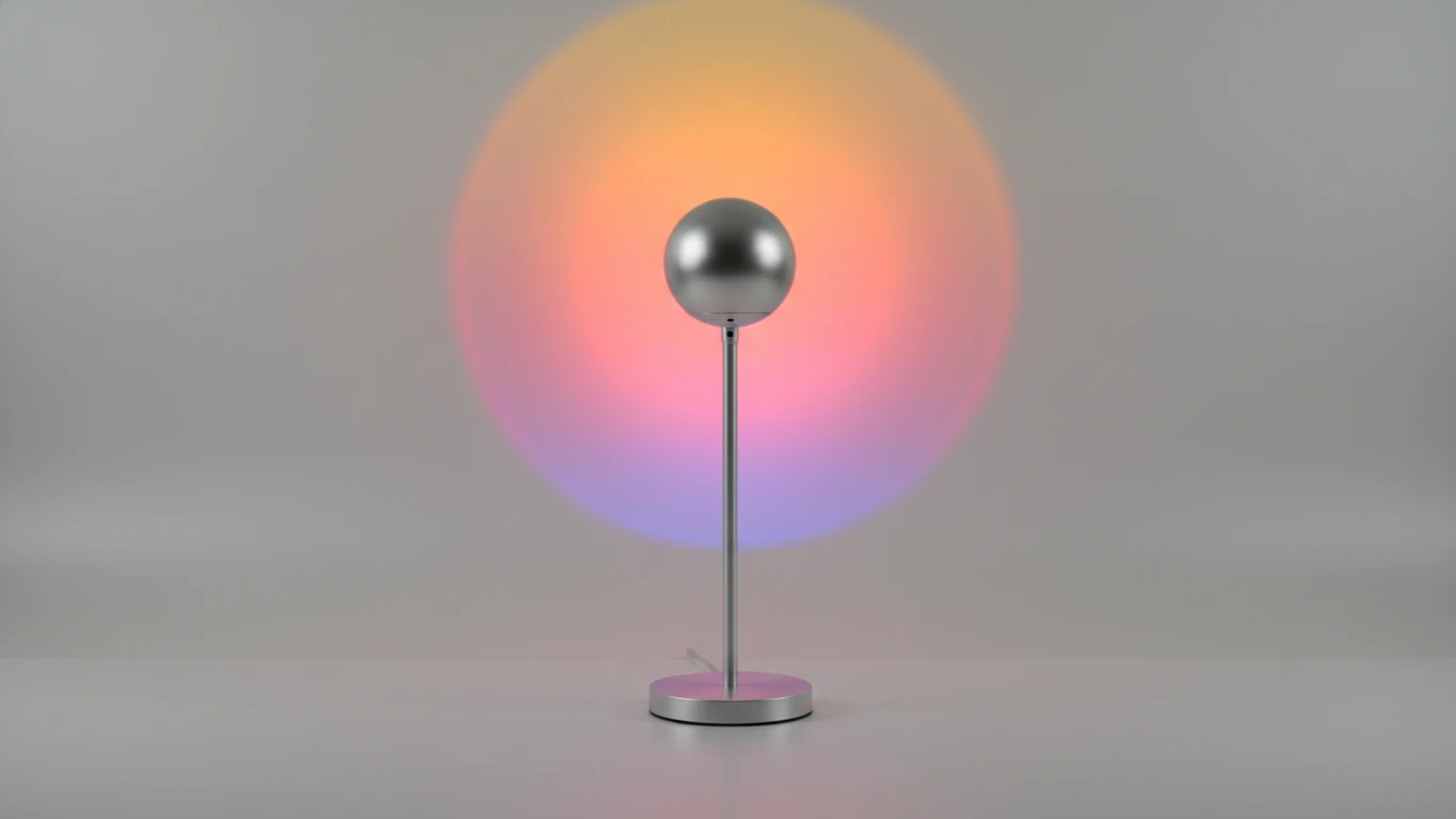 Multi-Color LED Sunset Projection Lamp