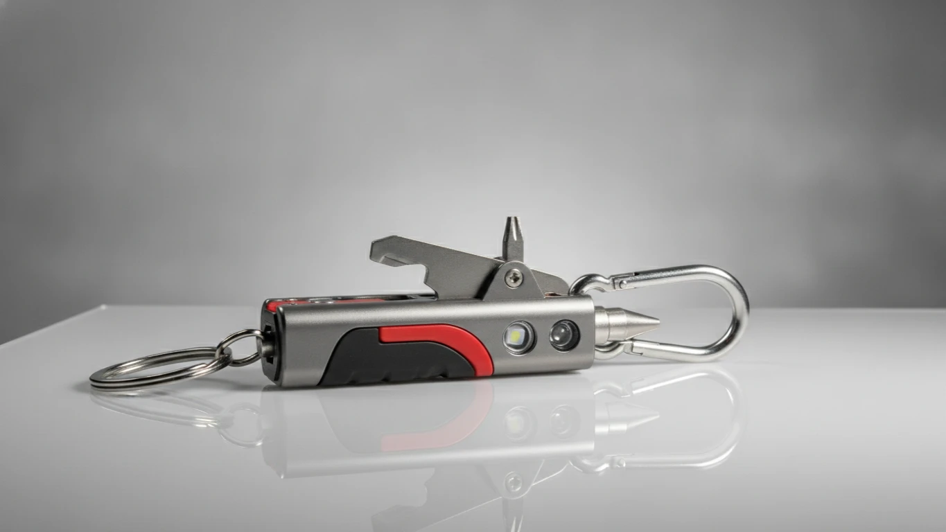 Multi-Functional Keychain Emergency Tool