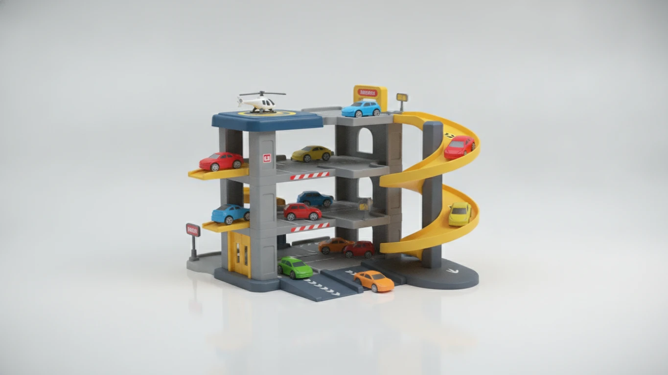 Multi-Level Car Garage Playset